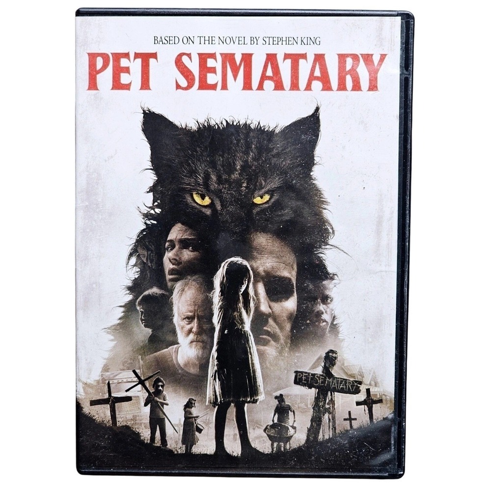 Pet Sematary Paramount Pictures Horror Movie DVD 2019 Stephen King 032429326447